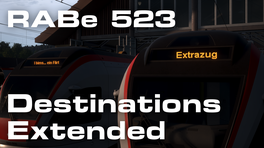 RABe 523: PIS Destinations Extended