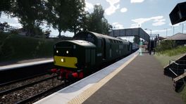 Class 37 D6851 in BR Green Livery w Small Warning Panel