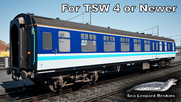 Mark 1 BSK (BSO) - Unbranded Regional Railways