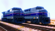 AMTK Dash 8 #511 & #519 Phase IV Reskins