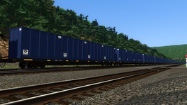 GIMX 85ft Trash Flatcars