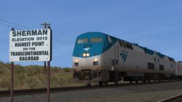 Amtrak Detour Via Sherman Hill