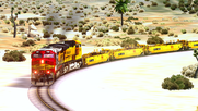 ATSF Atchison Topeka & Santa Fe Railroad WarBonnet C44-9W reskin