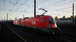 Three Pantograph 182 MRCE + OEBB 1116