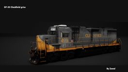 GP-38 Clinchfield Grey