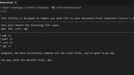 Train Simulator Junk Remover