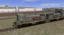 Kansas City Southern SW1500 Grey Ghost