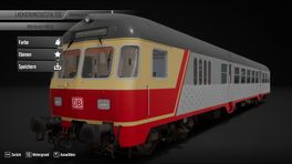 DB silberling in rot Beige  steuerwagen