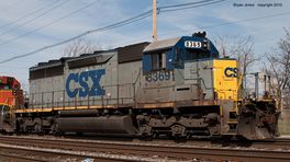 SS CSX SD40-2 Narrow Front 1978 K5LA 