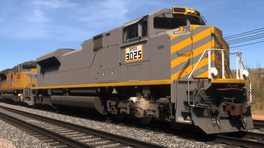 EMDX---SAR SD70ACS '3025' (SMH SD70 Livery)