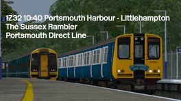 1Z32 10:40 Portsmouth Harbour - Littlehampton 'The Sussex Rambler'
