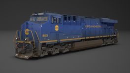 Norfolk Southern ES44AC Heritage Unit 8103 in Norfolk & Western Livery