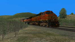 BNSF D9 Weathered 4870 and BNSF GP38-2 Weathered 2264