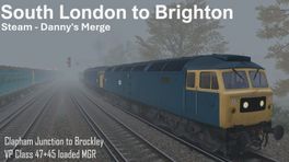 Clapham Junction to Brockley - Class 47+45 MGR - Part#2 - BR Blue