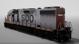 GP38-2 SOO livery