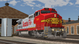 ATSF B40-8W Set