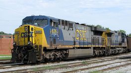 SS Narrow Font K5H Flat #4 For the CSX AC6000CW