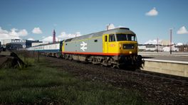 Class 47/0 47157 in Railfreight Red Stripe Livery, Black Headcode Panels & Small Cabside Numbers