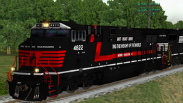 Norfolk Southern AC44C6M 4822