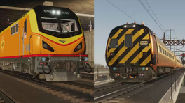 Genesee And Wyoming ACS64 + Amfleets for TSW1